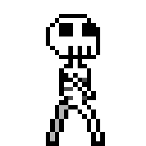 moving skeleton
